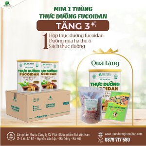 Combo 7 Hộp Thực Dưỡng Fucoidan Tặng 3 Hộp Fucoidan Kèm Quà Cực Giá Trị